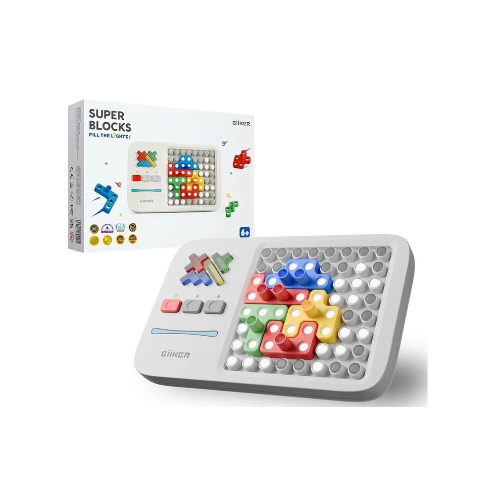 GiiKER Super Blocks STEM Toys Pattern Matching Puzzle Game with 1000+ Chall...